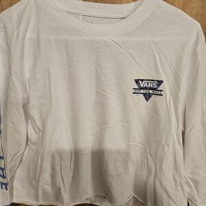 Vans White Long Sleeve Shirt